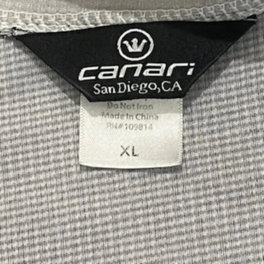 Canari Cycling Jersey Women’s Size XL Bike Shirt Short Sleeve Full Zip Pockets - Picture 8 of 14